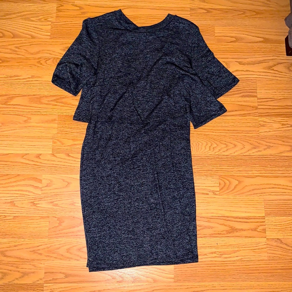 Heather Charcoal Gray dress